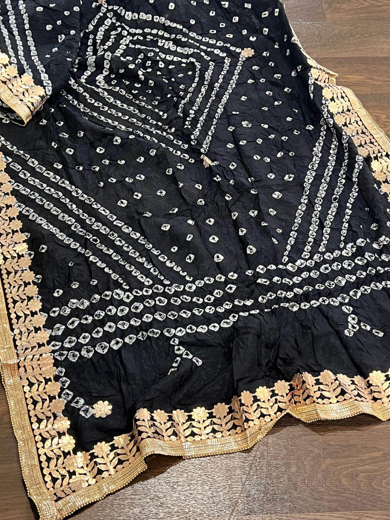 Gota patti bandhani dupatta