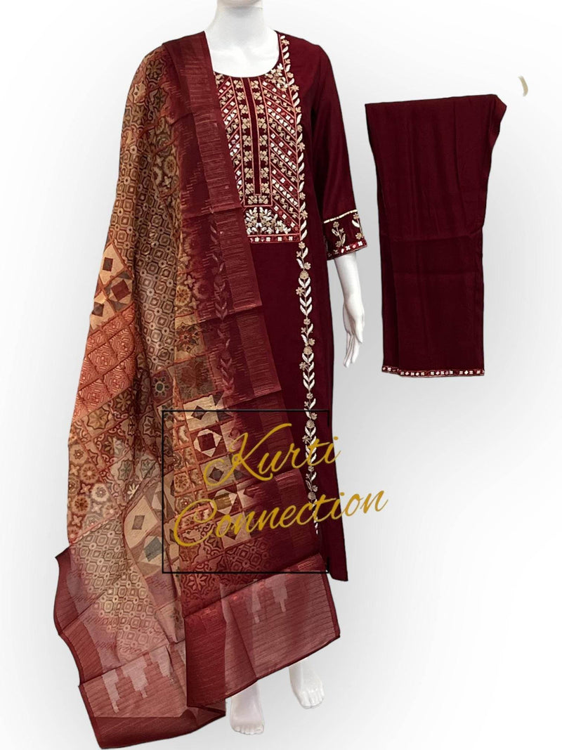 Modal silk kurti set | salwar kameez