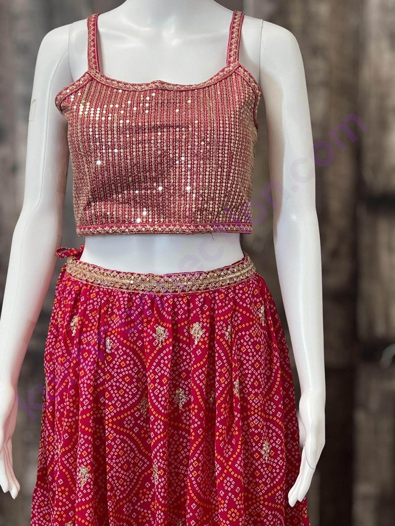 Lehenga choli set with jacket