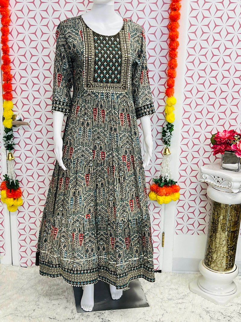 Rayon kurti | printed kurti