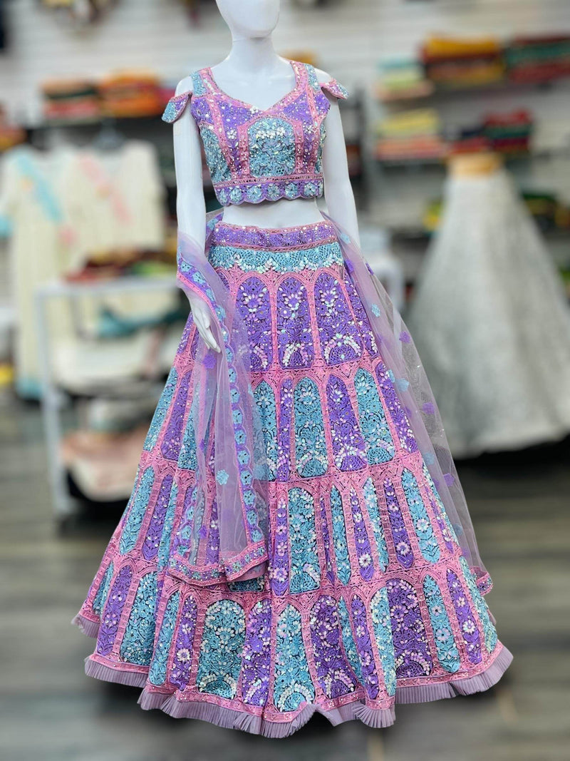 Heavy Bridal Lehenga | semi bridal Lehenga
