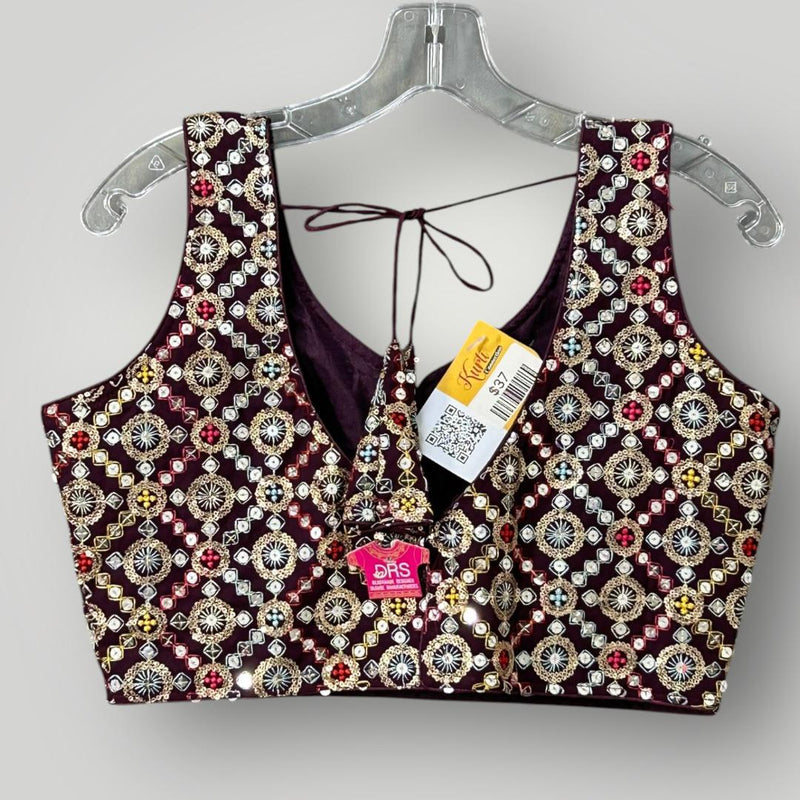 Readymade blouse | Wine color
