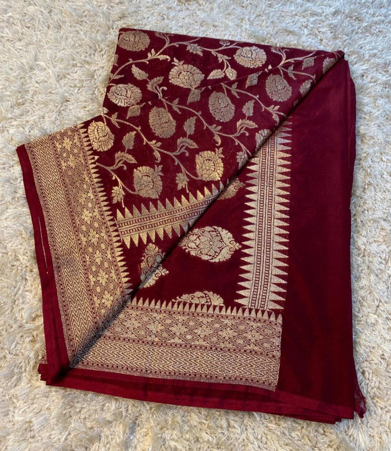 Mashru silk Banarasi saree