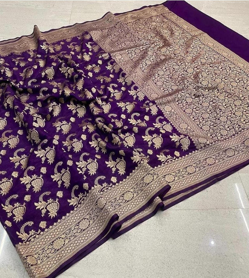 Mashru silk Banarasi saree