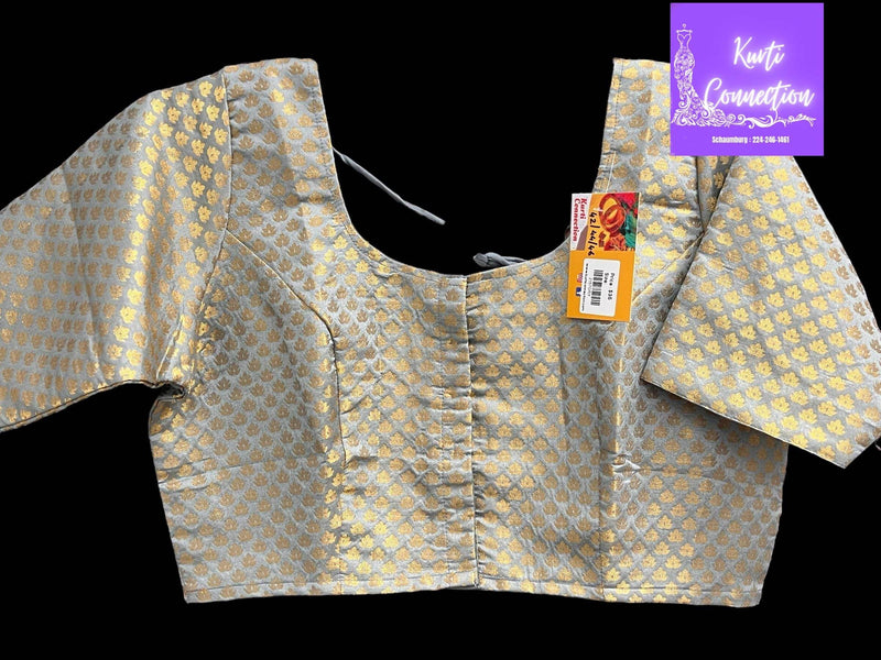 Silk blouse : grey