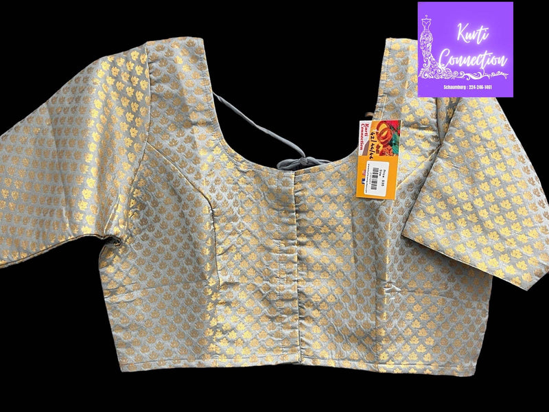Silk blouse : grey