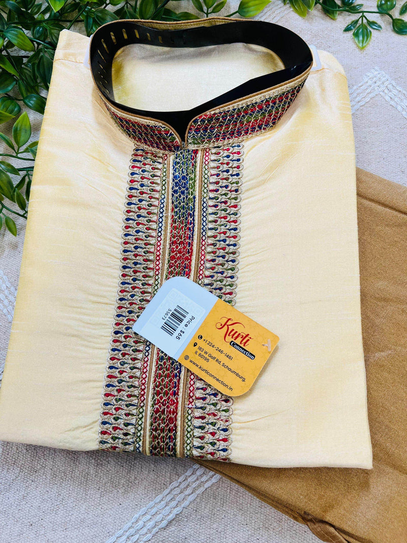 Silk kurta pajaama | mens kurta set
