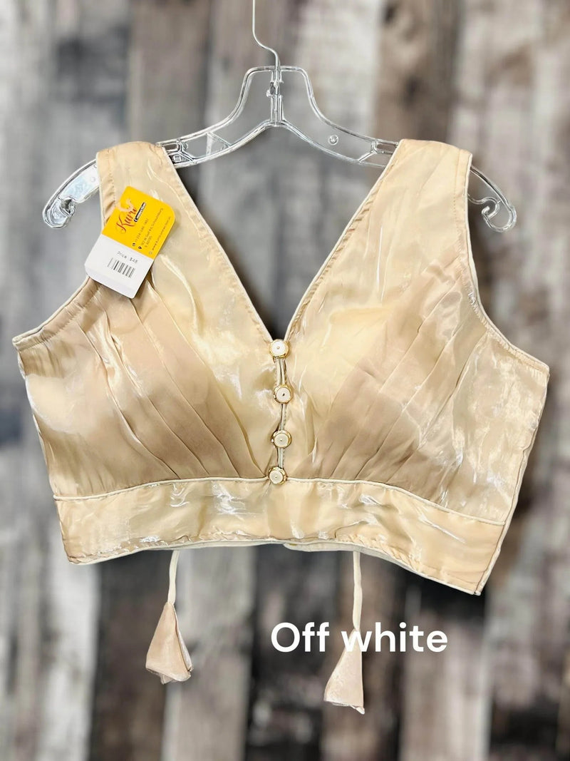 Satin silk blouse
