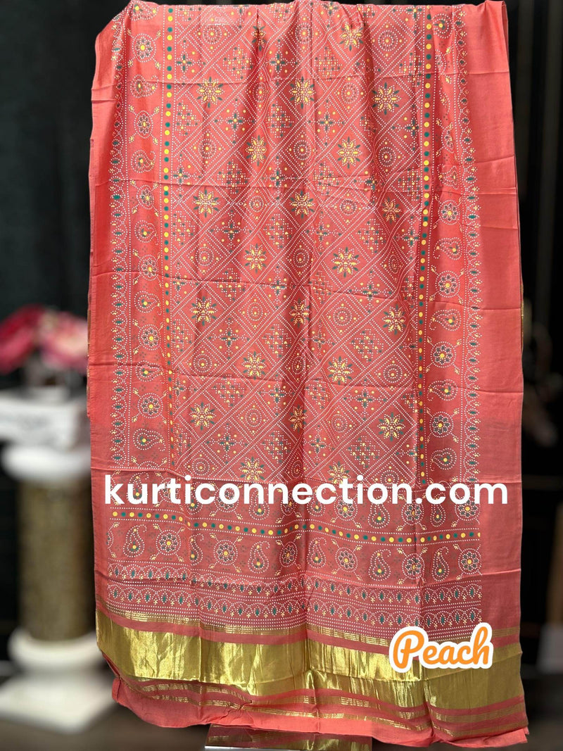 Gajji silk dupatta : color options available