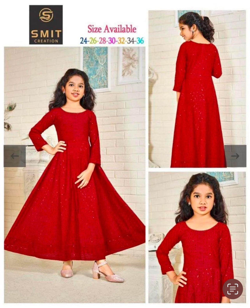 Chikankari Kurtis for young girls