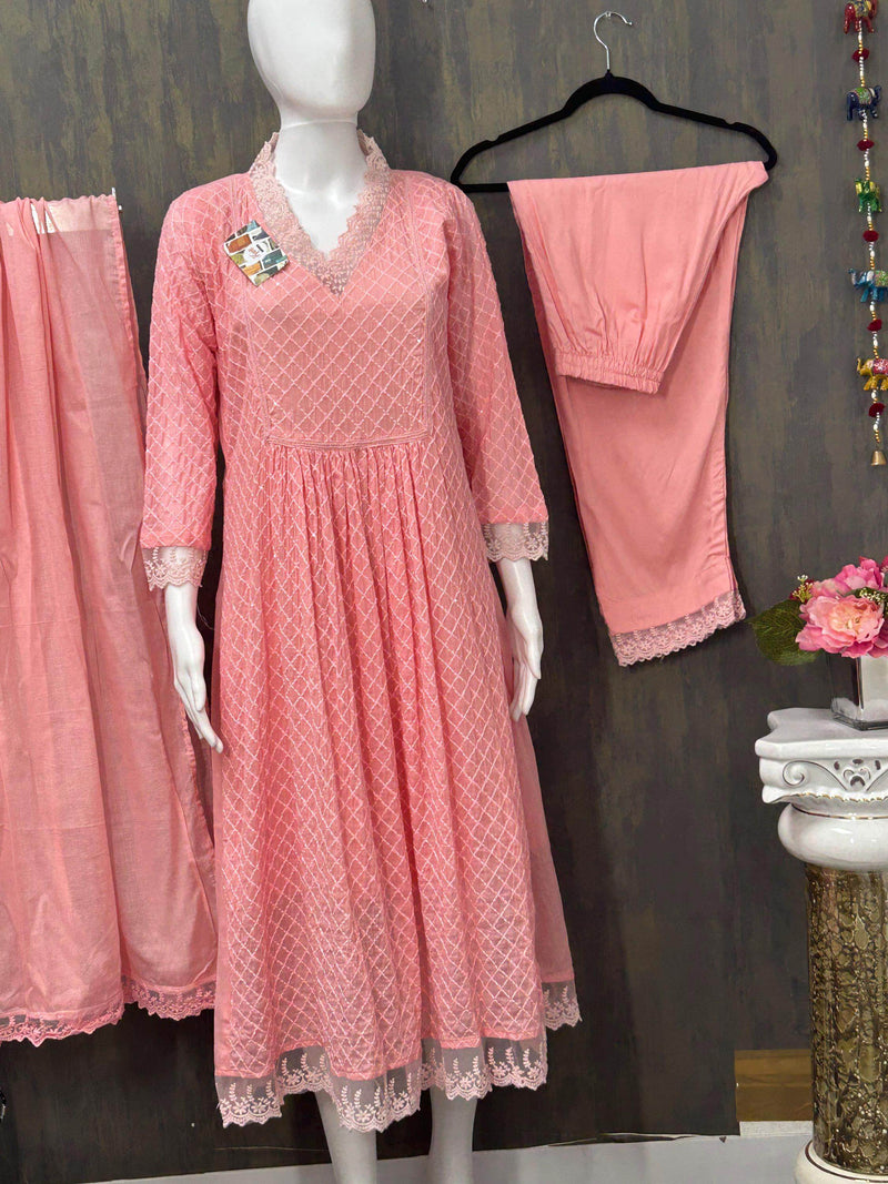 Cotton Kurti pant set
