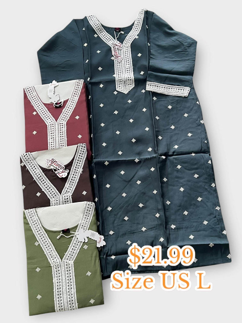 Silk cotton Kurti with full lining