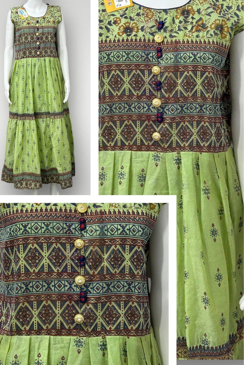 Chanderi Silk long kurti