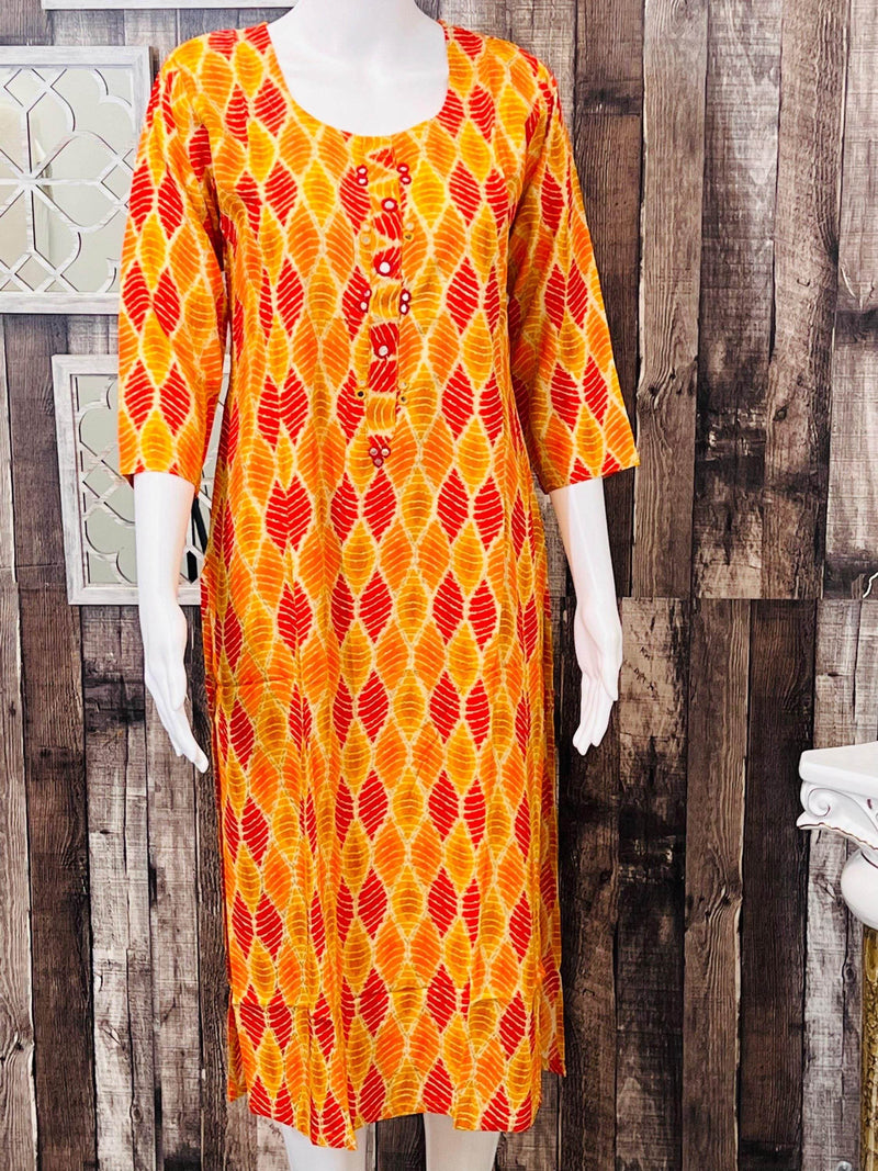 Rayon straight kurti : SALE