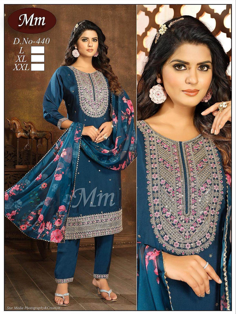 Modal silk kurti set