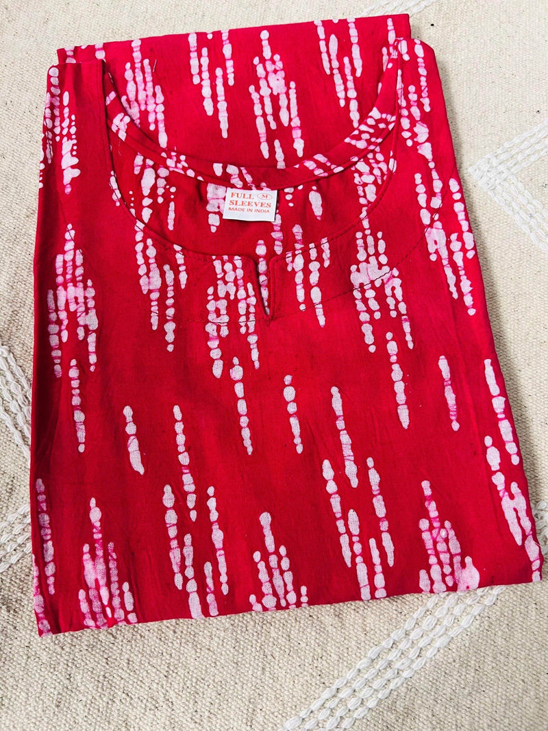 Pure cotton Short kurti
