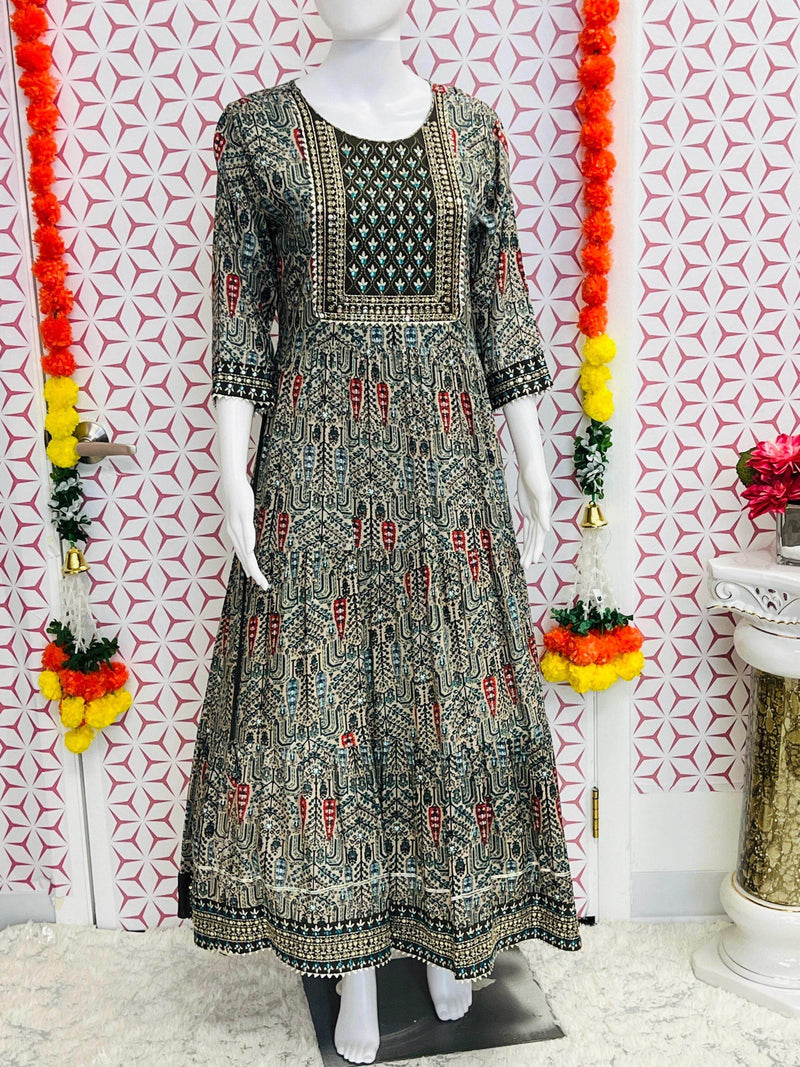 Rayon kurti | printed kurti