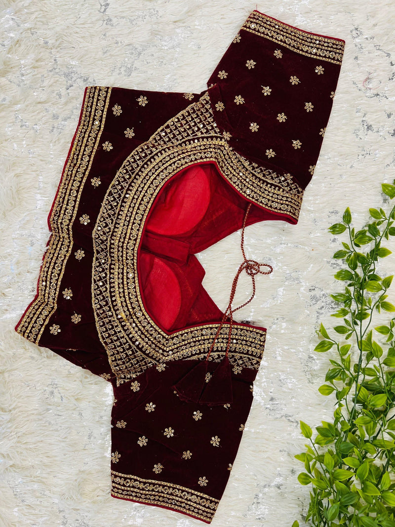 Velvet blouse