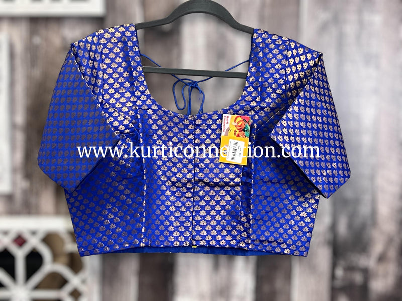 Royal blue blouse