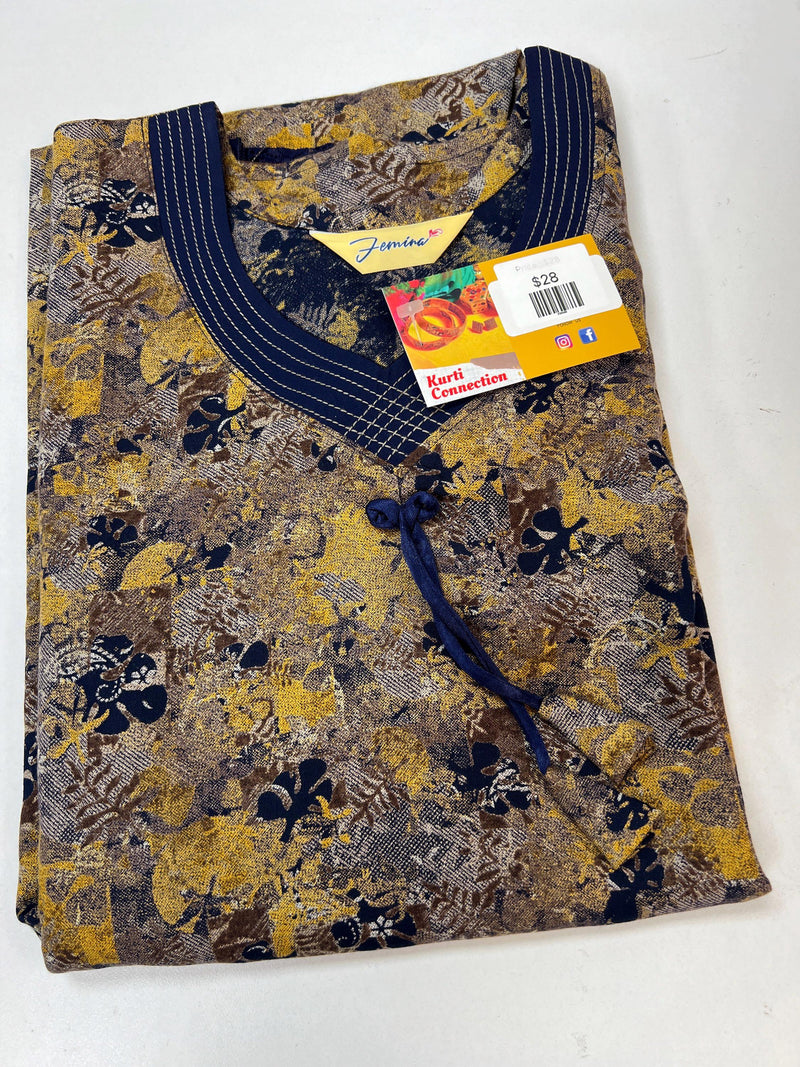 Short sleeves nighty | rayon nighty