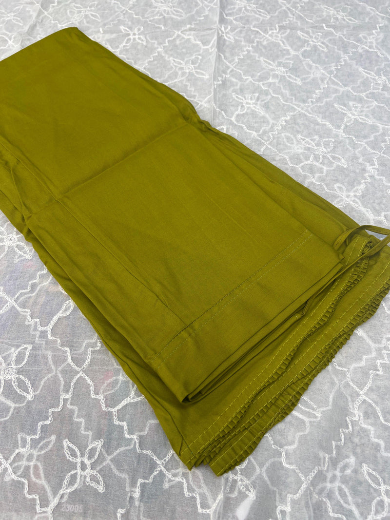 Mehandi green petticoat  | cotton inskirt