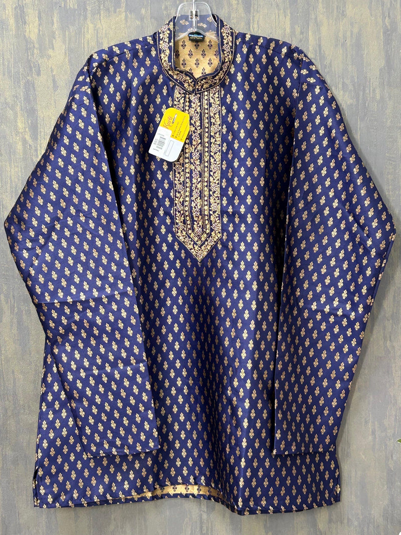 Silk short kurta for men