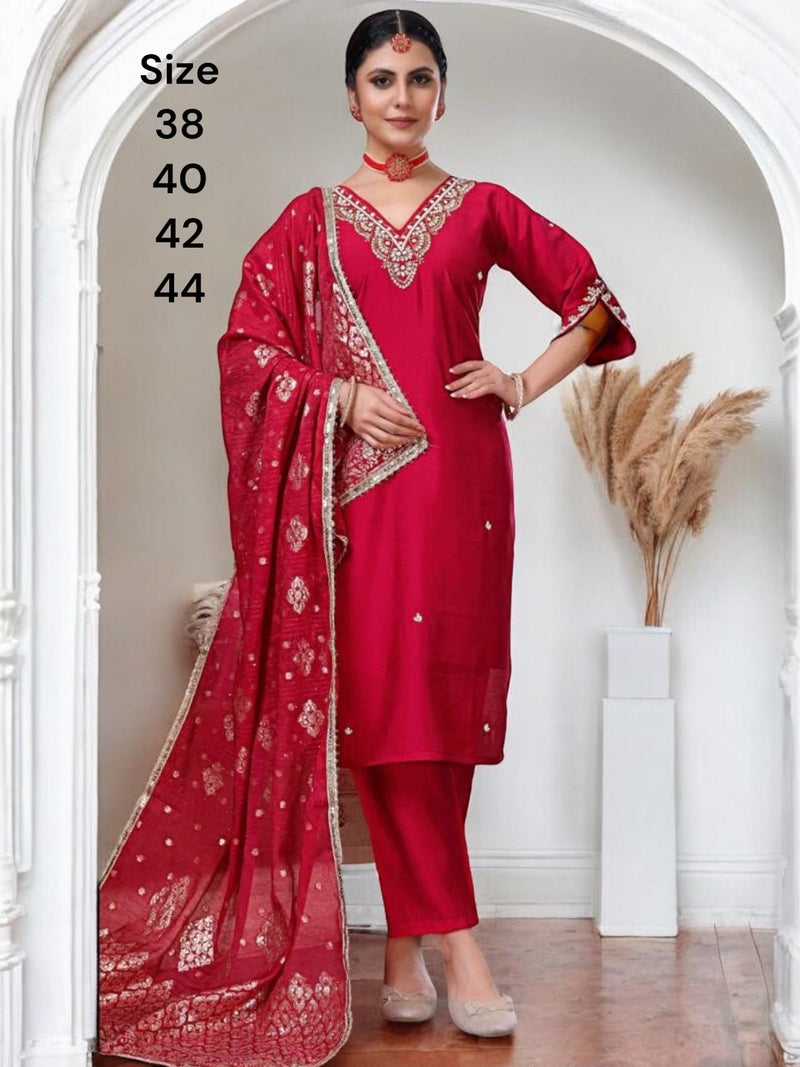 Silk party wear Suit