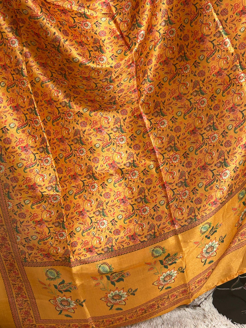 Digital print dupatta | cotton silk dupatta with beautiful pashmina print
