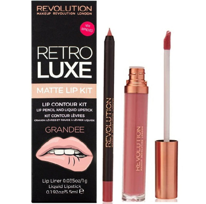Retro Luxe Lip Contour Kit - Pencil & Lipstick - (Value Pack)