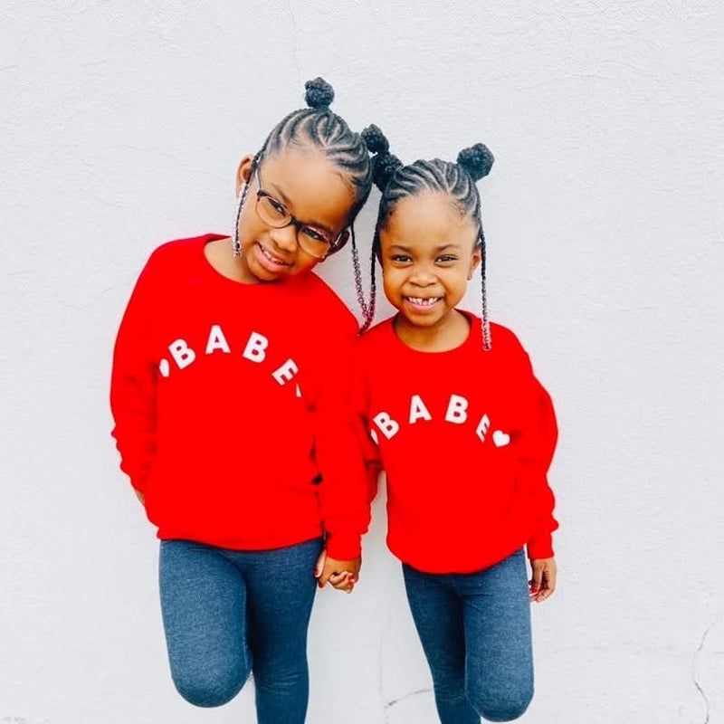 Babe (Two Hearts)  - Child Sweater