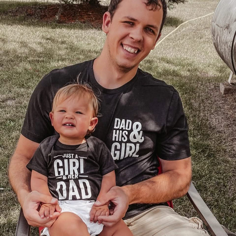 Just A Girl and Her Dad - Child Tee