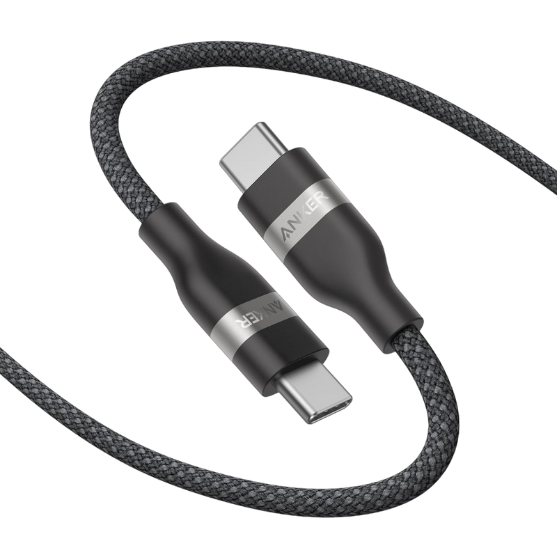 Anker USB-C to USB-C Cable (3 ft / 6 ft, 240W, Upcycled-Braided)