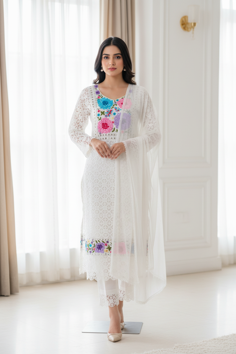 Full Crochet salwar suit