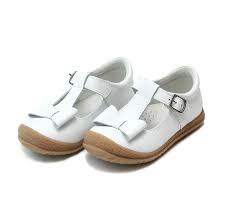 Emma Classic Bow T-Strap Mary Jane White