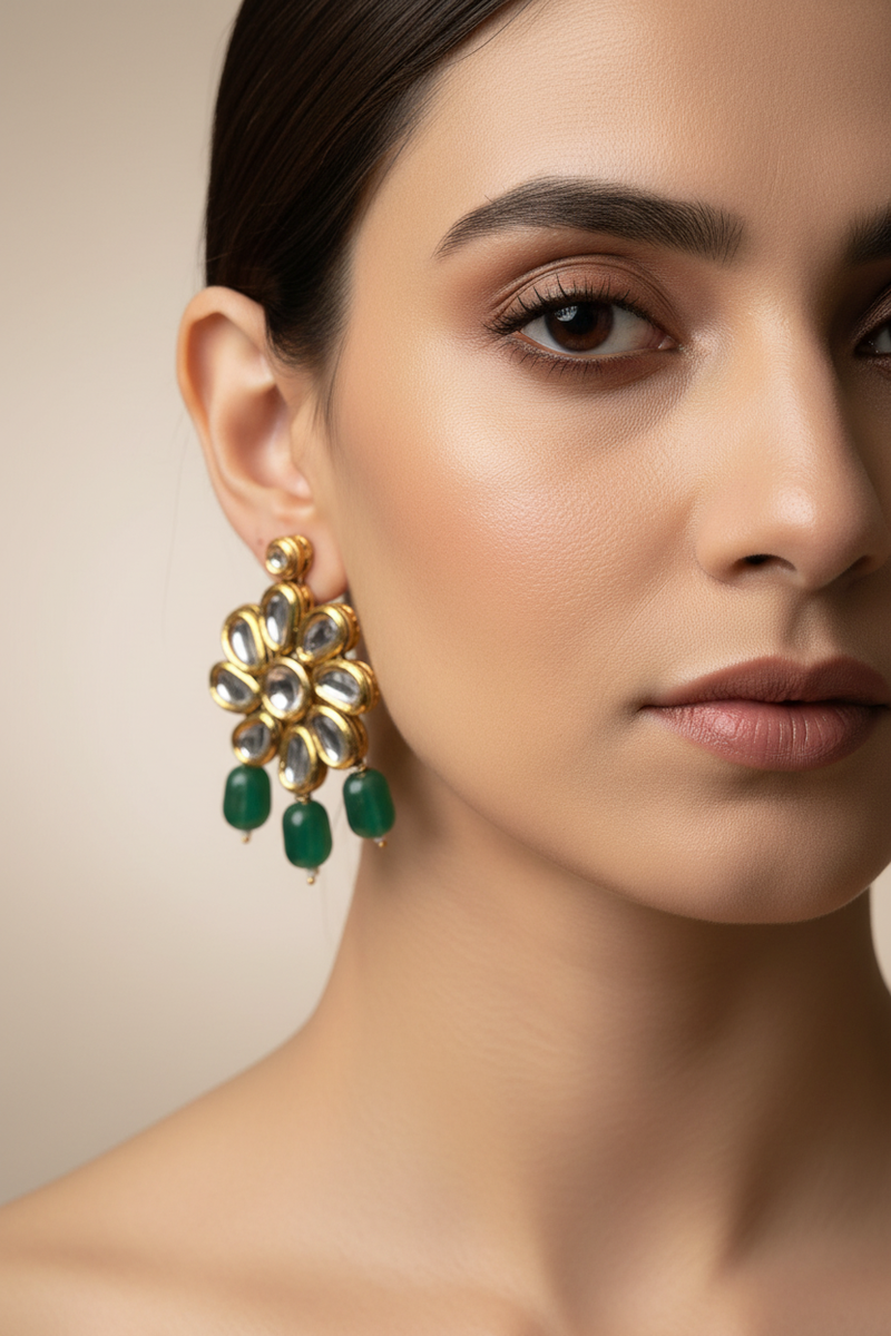 Kundan earrings