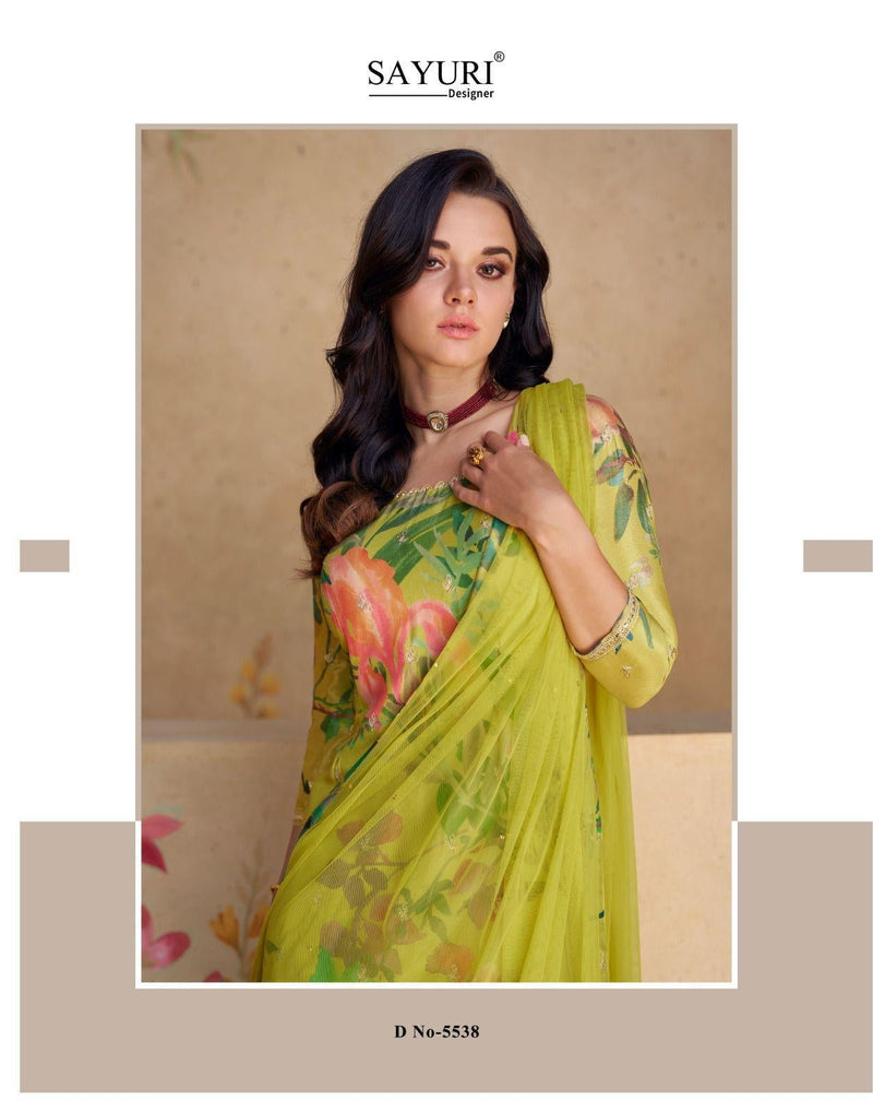 Palazzo Set in Lime Green