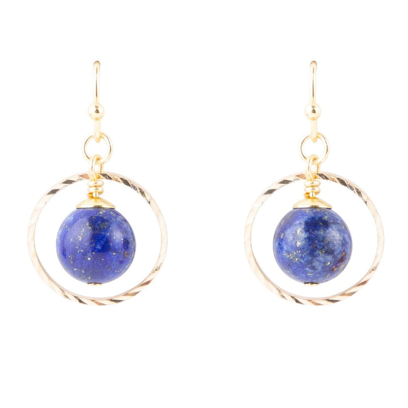 In The Loop Lapis Earrings