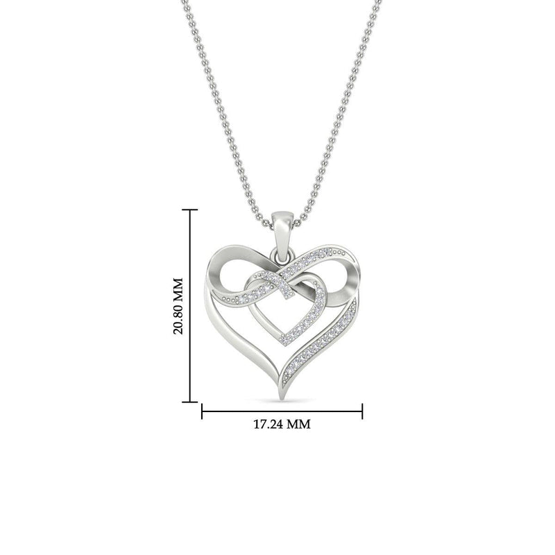 Infinity Heart Pendant