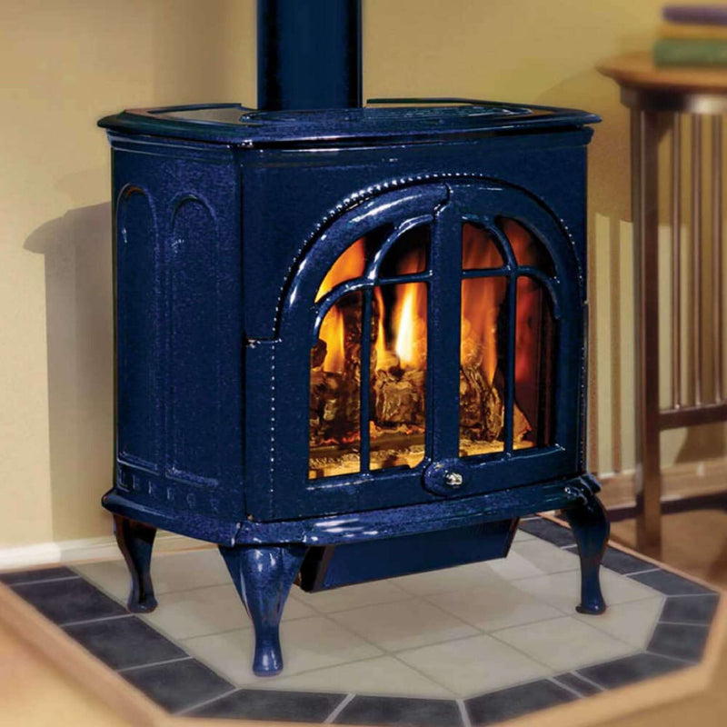 Ironstrike Serefina Modern Freestanding Direct Vent Cast Iron Gas Stove With Protective Sreen [CI1500/1502/1504/2500/2504/2506DVF] (SAK58291)