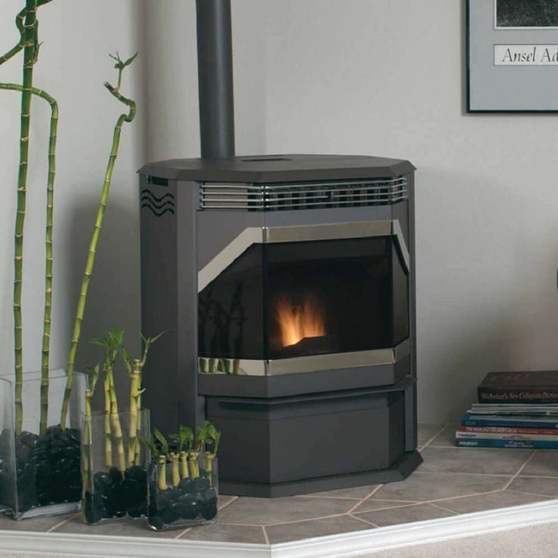 Ironstrike Winslow Freestanding Pellet Stove With Remote Control System [PS40GL] (SAK42783)
