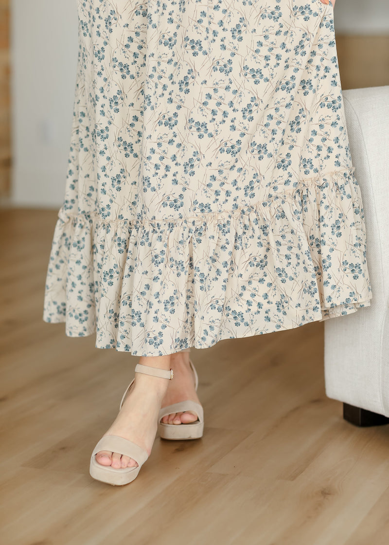 Isabella V-Neck Floral Maxi Dress - FINAL SALE