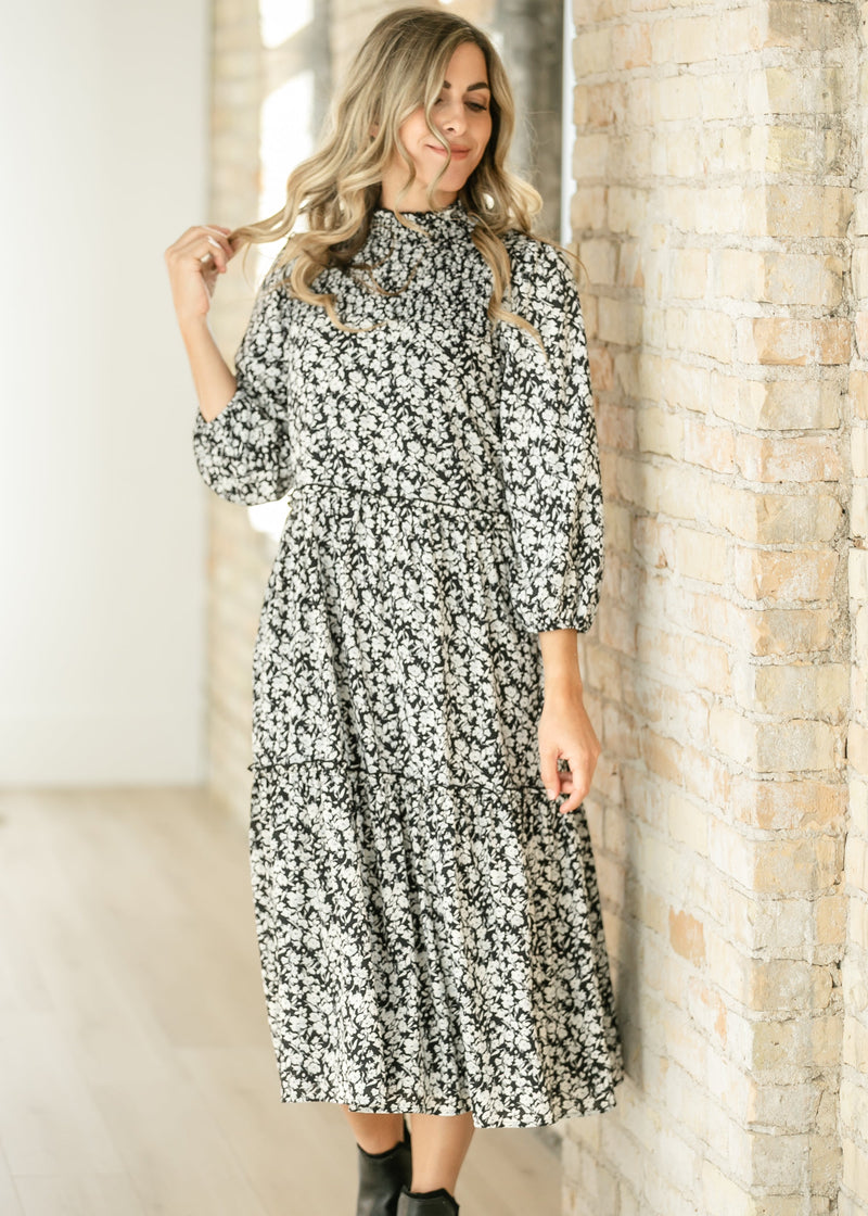 Isla 3/4 Sleeve Midi Dress - FINAL SALE