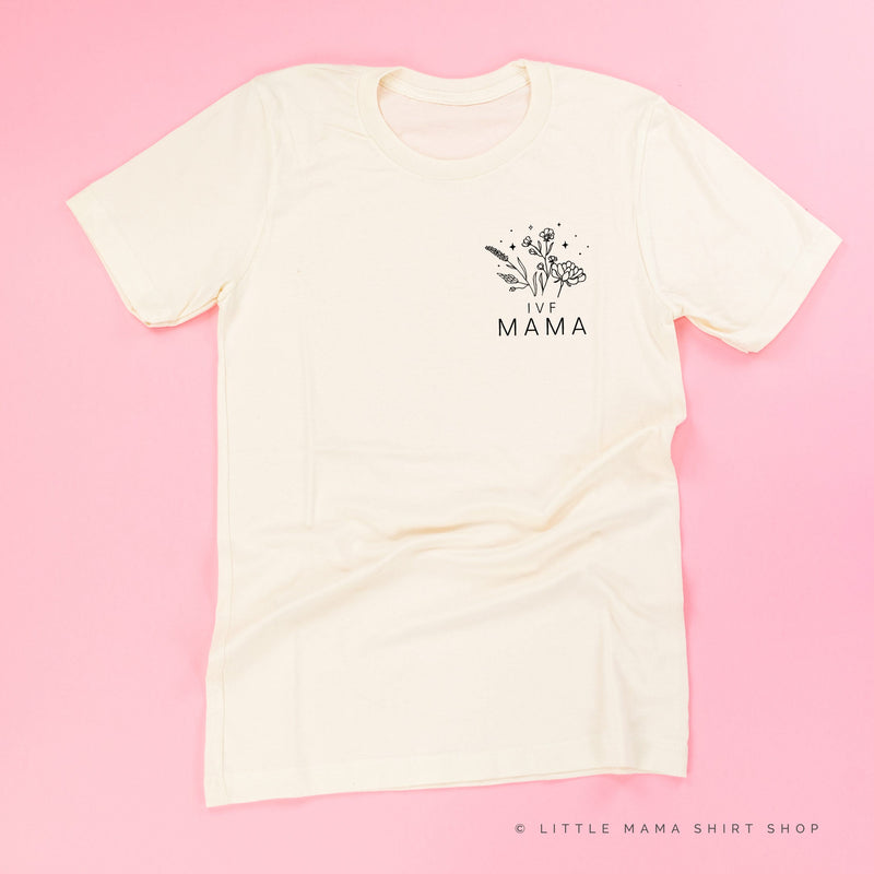 IVF MAMA - Bouquet - Pocket Size ﻿- Unisex Tee