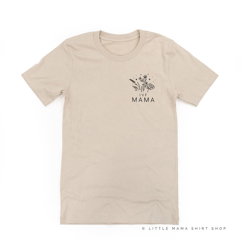 IVF MAMA - Bouquet - Pocket Size ﻿- Unisex Tee
