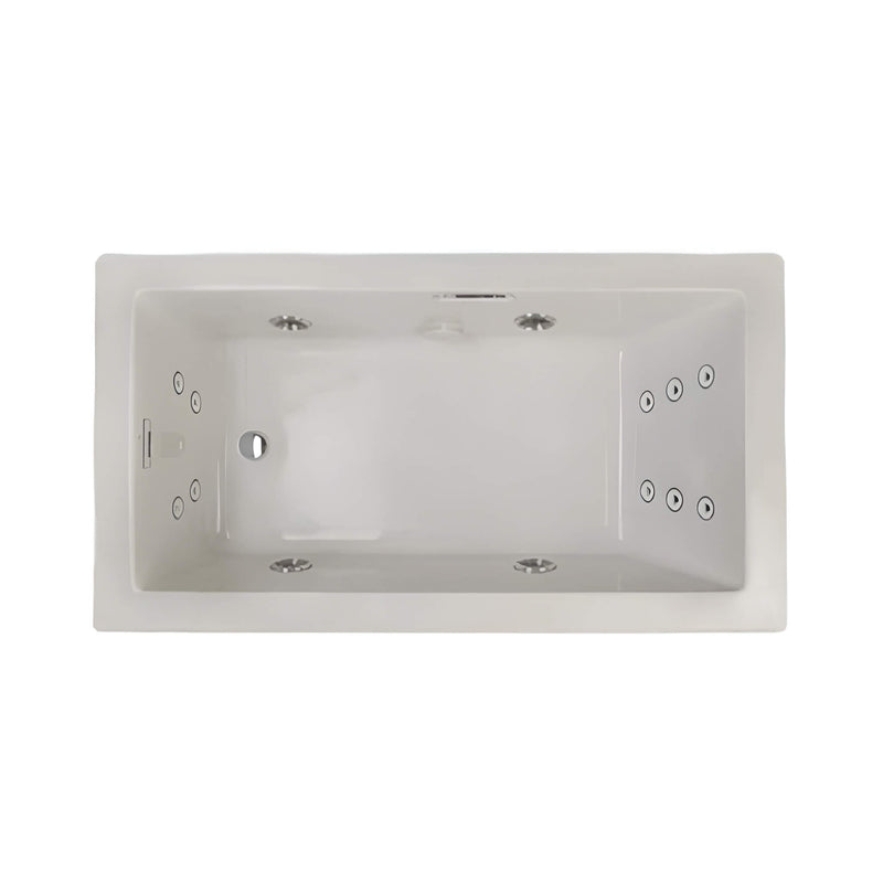 Jacuzzi Elara 72-Inch Rectangle Whirlpool Bathtub With Left Drain [JELA7236WLR2HX] (SAK61507)
