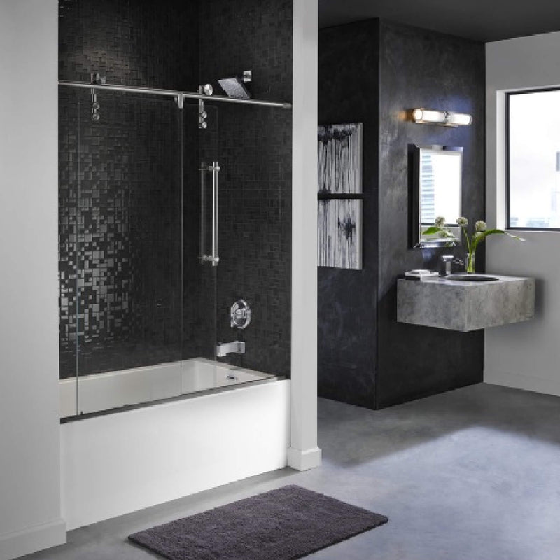 Jacuzzi Linea 60" 3-Wall Alcove Air Tub With Left Drain [JLNS6032ALR2XXW/Y] (SAK35624)