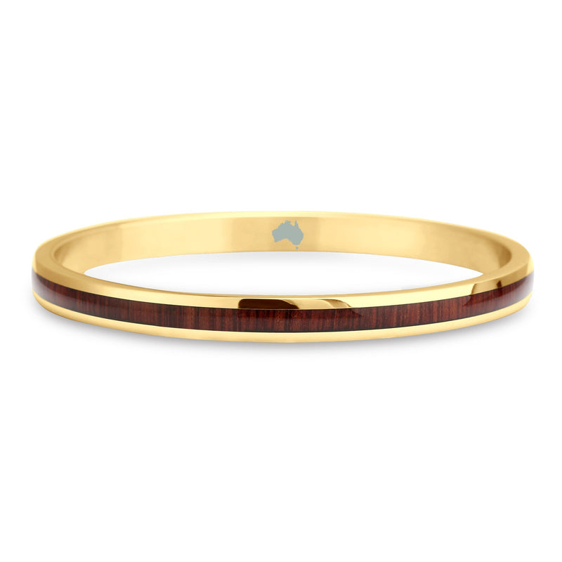 Jarrah Bangle - Yellow Gold