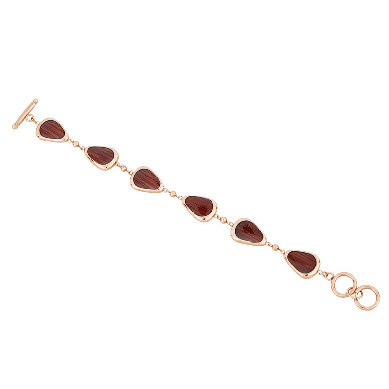 Jarrah Drop Bracelet - Rose Gold