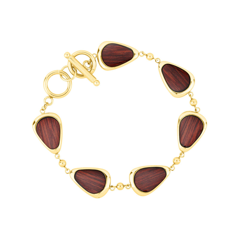 Jarrah Drop Bracelet - Yellow Gold