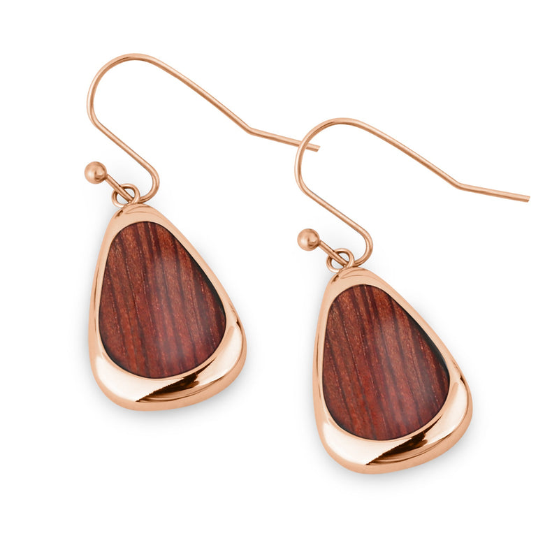Jarrah Drop Earrings - Rose Gold